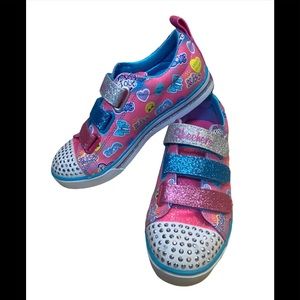 Skechers Twinkle Toe’s Pop Princess Light Up Shoes ( size 1.5)
